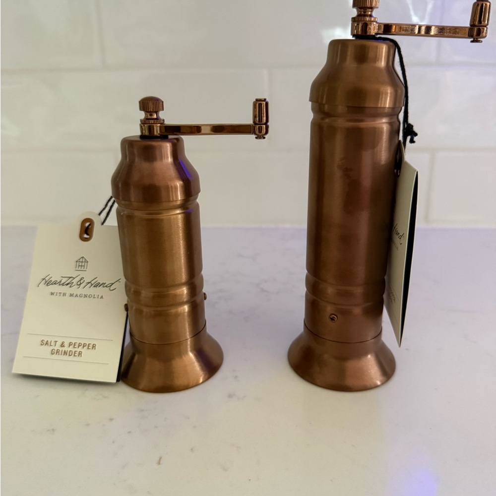 Hearth & Hand Bronze Salt and Pepper Mills